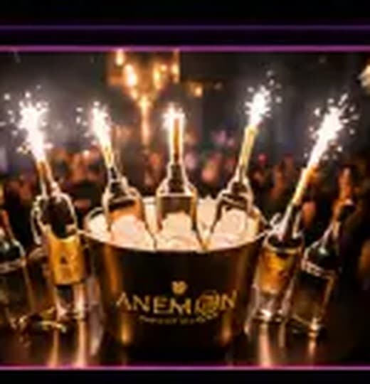 Anemon Night Club — VIP şişe servisi / Anemon markalı kova, Girne